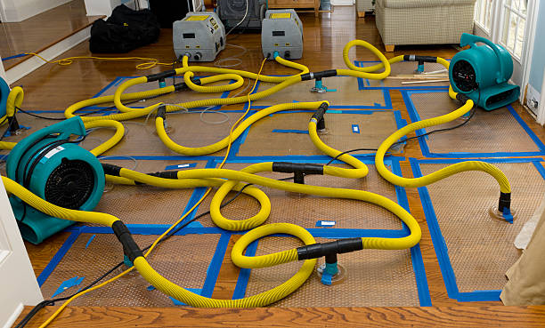 Professional Burst Pipe Water Damage technician working in Smithville, NJ